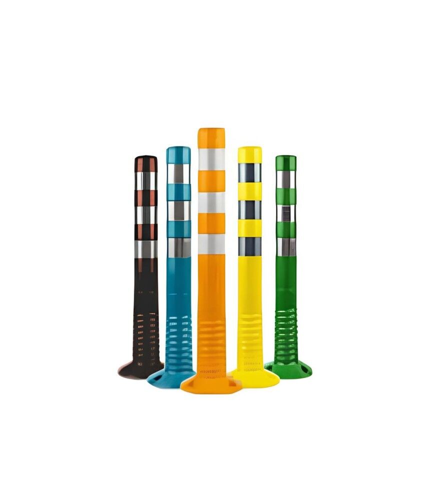 Esnek Delinatör TPE/TPU Şerit Ayırıcı  100 cm x 80 mm (Beyaz)