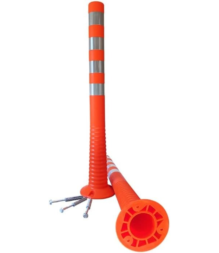 TPU Delinatör 75 CM ( Ø 90 )  Şerit Ayırıcı  Trafik Yol Delinatör Esnek Delinatör