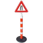 Soldan Daralan Yol Plastik Üçgen Trafik Levhası Tabelası İşareti Fiyatı (Tek Taraflı)