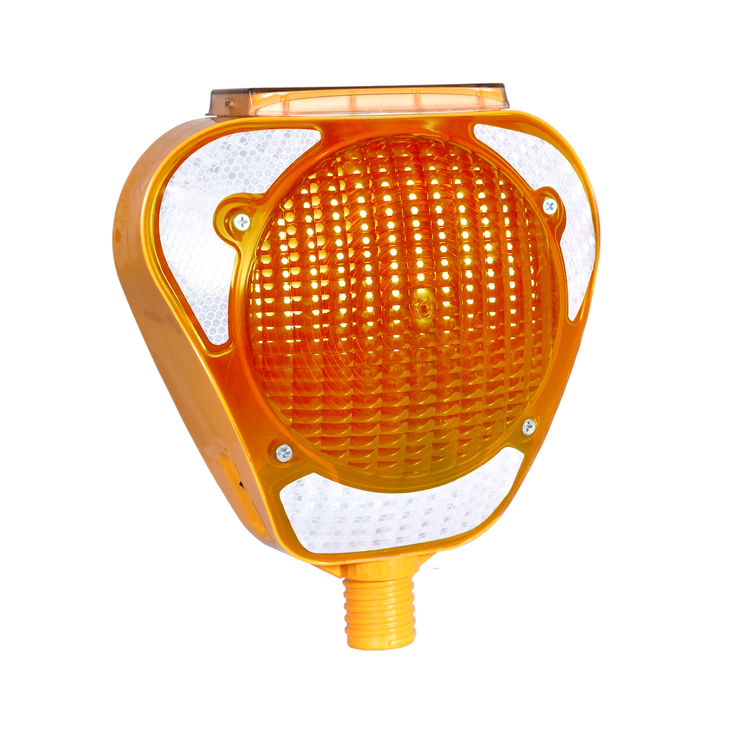 Power Ledli  Flaşörler Solar Trafik İkaz Flaşör Ledli Lamba Fiyatı Uyarıcı (Sarı)