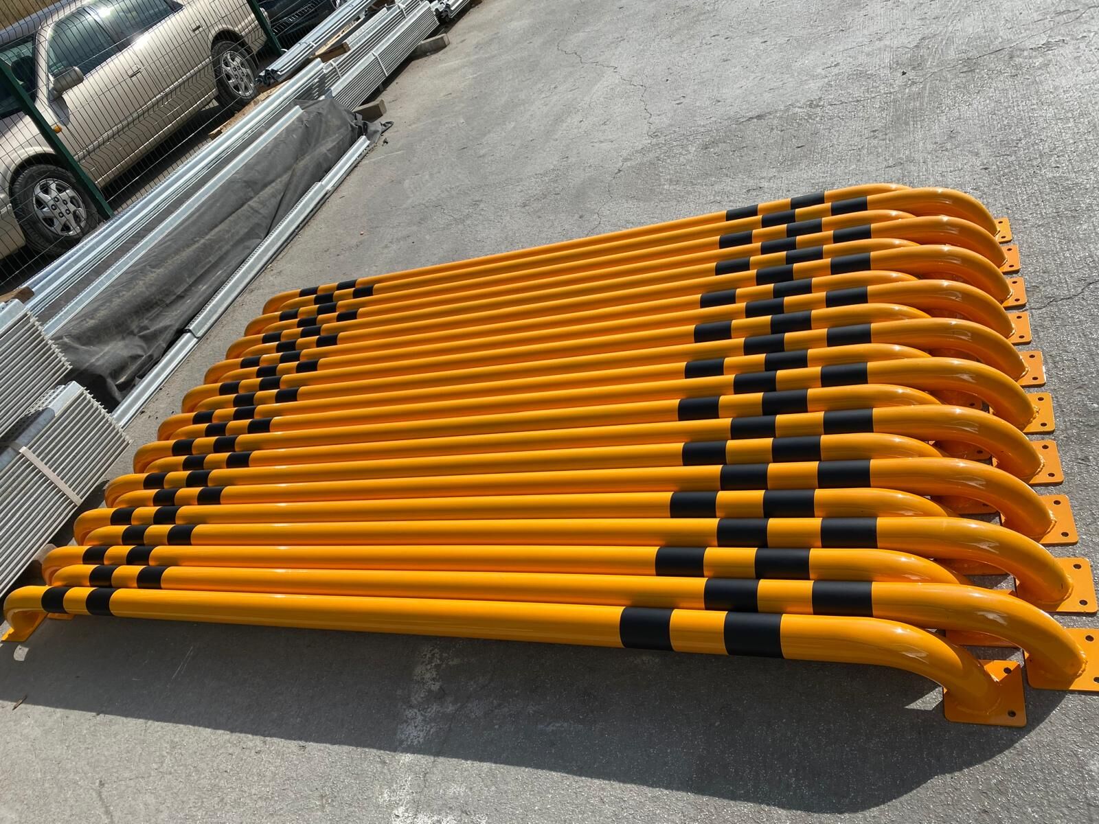 Otopark Stoperi Ölçüleri Araç Stoperi Araç Sonlandırma Bariyeri Demiri 60 cm Ø60mm Ø76mm