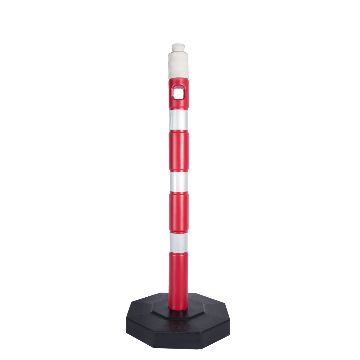 Kauçuk Tabanlı Emniyet Dikmesi Plastik Ağırlıklı Yol Dikme Trafik Yol Uyarı Dikmesi Fiyatı