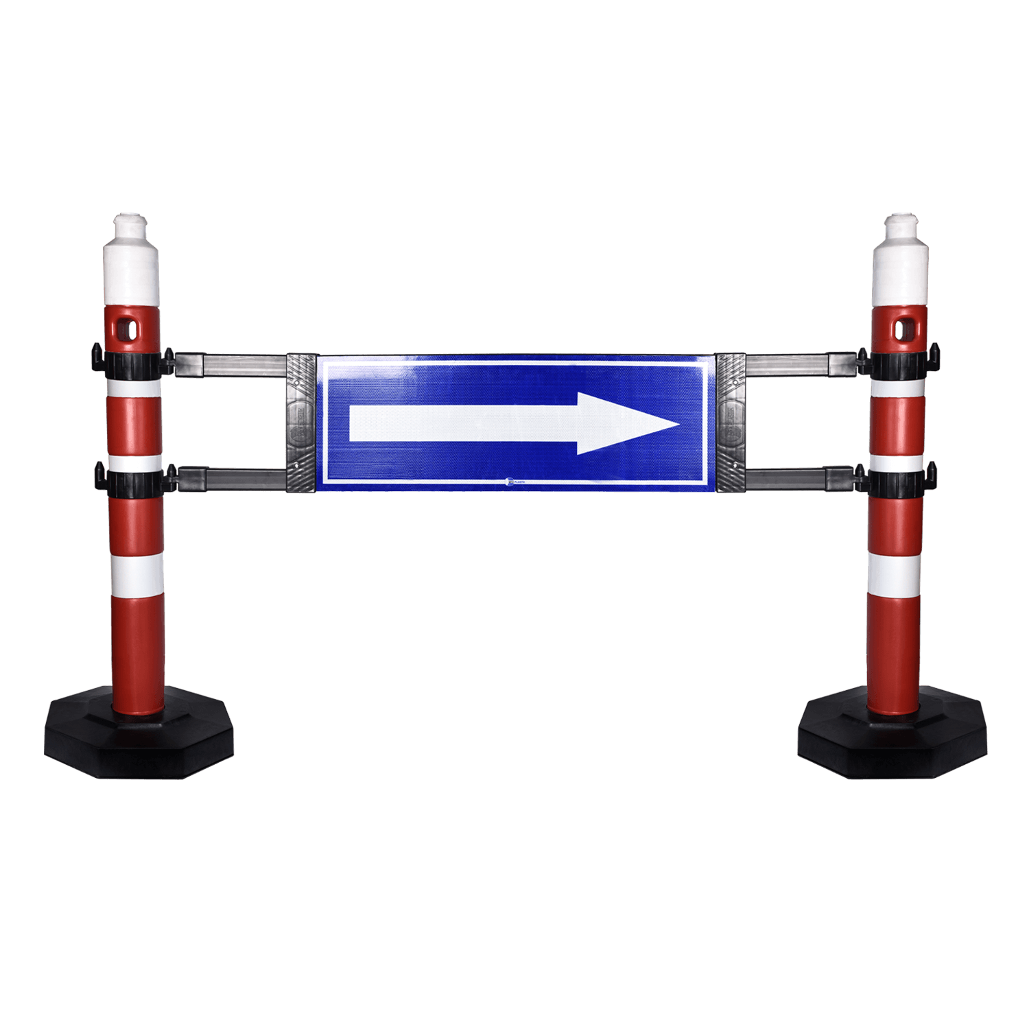 Kauçuk Tabanlı Emniyet Dikmesi Plastik Ağırlıklı Yol Dikme Trafik Yol Uyarı Dikmesi Fiyatı