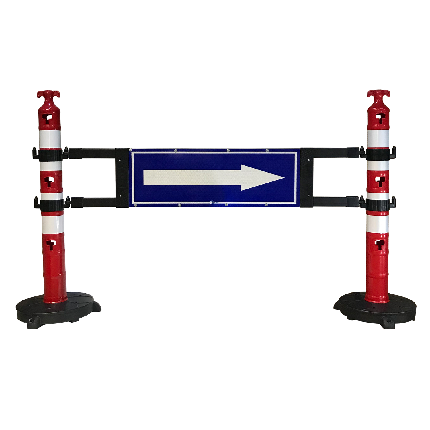 Kauçuk Tabanlı Emniyet Dikmesi Plastik Ağırlıklı Yol Dikme Trafik Yol Uyarı Dikmesi Fiyatı