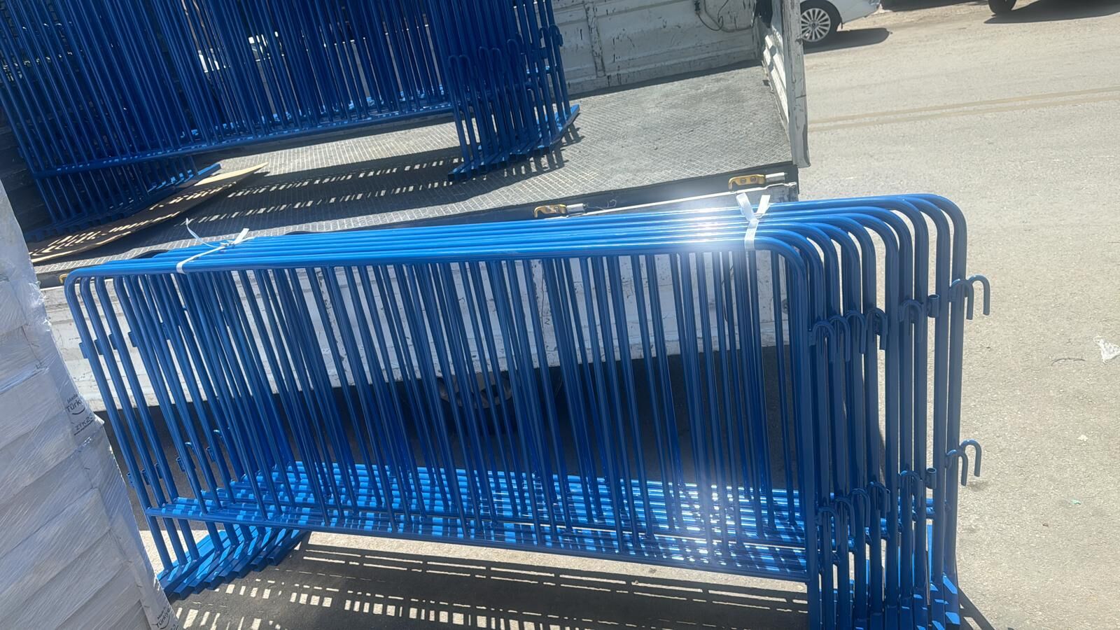 Demir  Bariyer Zabıta Bariyeri Mavi